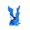 Blue 3D Printed Singing Serpent Adalinda (rr)