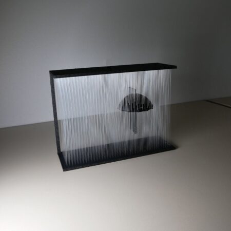 3D Printed Suspended Umbrella Rain Art