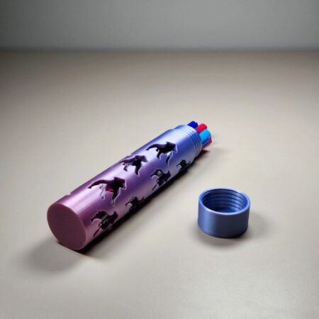 3D printed Dog Silhouette Pencil Case