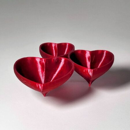 Ciotolina a cuore stampata in 3D - Pixie Hearts Trio